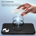 thumbnail image 2 of Magnetic Phone Case for iPhone 15 Plus Compatible with Magsafe, Military-Grade Shockproof Case with Built-in Magnet Circle for iPhone 15 Plus MS Black, 2 of 18