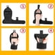 thumbnail image 4 of Guantes De Entrenamiento Auxiliares, Guantes De Dedo Fijos Antideslizantes Engrosados ​​​​de 2 Piezas Impermeables Para Rehabilitación, 4 of 7