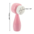thumbnail image 4 of Unique Bargains 1 Pc Soft Silicone Synthetic Fiber Wool Cleansing Brush Cat's Paw Pink 4.45"x1.69", 4 of 4