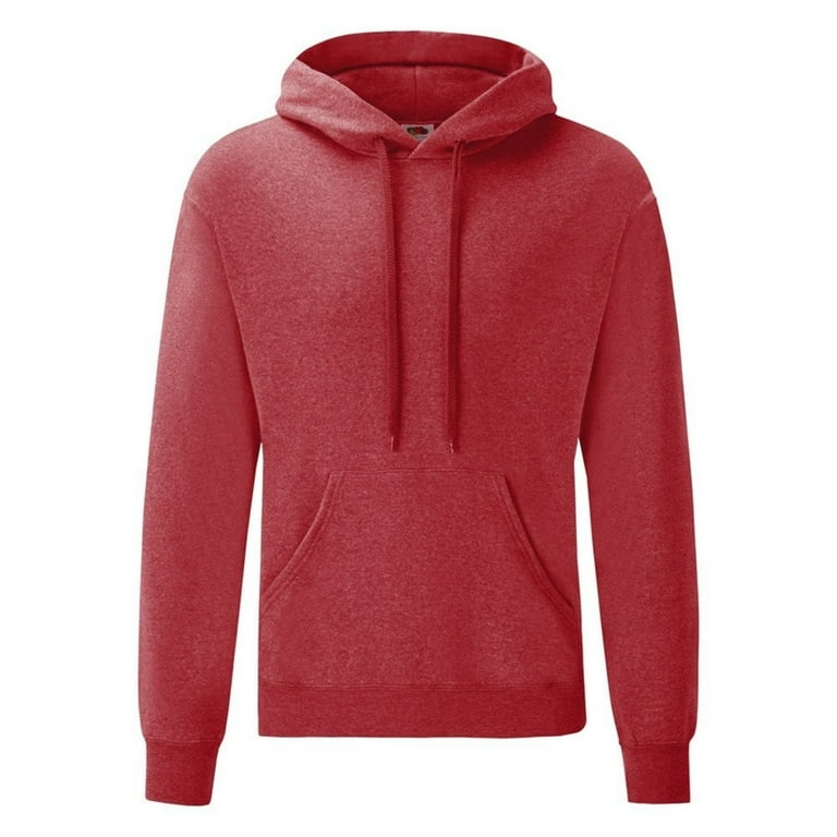 Fruit Of The Loom Mens Hooded Sweatshirt Hoodie Walmart