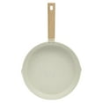 thumbnail image 4 of Gibson Home 137732.01 11 in. Marbleton Ceramic Nonstick Aluminum Frying Pan, Cream, 4 of 5