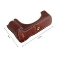 thumbnail image 4 of Digital Camera Bottom Protective Case PU Leather Camera Bag with 1/4in Fixing Screw Compatible with Canon R50/R100, 4 of 7