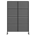 thumbnail image 1 of GloryStar Rustproof Freestanding Metal Privacy Screen Fence, Weather-Resistant Decorative Leaves Panel, Simple Installation for Use on Patio, Deck, Balcony, Garden or Inside the Home, 1 of 8