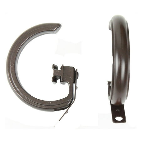 Rod Desyne 10 Rings For Decorative Traverse Rod Walmart Com