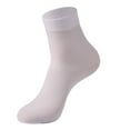 thumbnail image 3 of 10Pairs Women Men Disposable Solid Color Thick Silk Socks for Ice Rink Foot Bath, 3 of 8