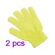 thumbnail image 1 of Moyic Bath Glove Body Shower Scrub Gloves Reusable Men Scrubber Exfoliator Portable Household Massage Women Skin Elastic Juegos de accesorios de baño amarillo PC 1, 1 of 6