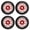Red, variant on Xirurus 4pcs Aluminum Alloy RC Drift Tire Set for 1/28 Scale Wltoys K969 P929 K989, Gold [cite: 22]
