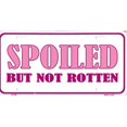 thumbnail image 1 of Spoiled But Not Rotten Pink License Plate, 1 of 1