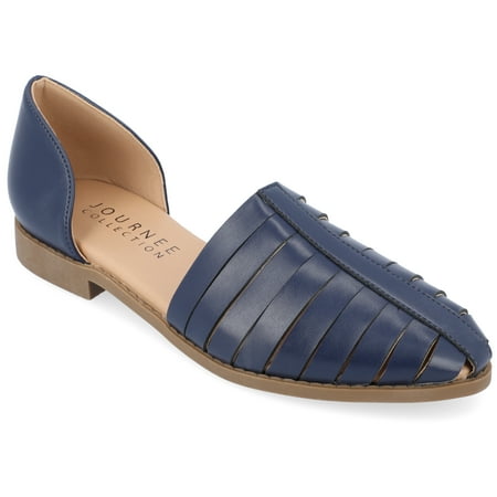 

Journee Collection Womens Anyah Ankle Cuff Slip On Almond Toe Flats
