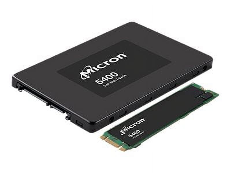 Micron 5400 MAX - SSD - Mixed Use - encrypted - 480 GB - hot-swap - 2.5" - SATA 6Gb/s - 256-bit AES - Self-Encrypting Drive (SED), TCG Enterprise SSC - for ThinkSystem SR250 V2 7D7Q (2.5"), 7D7R (2.5"); ST250 V2 7D8F (2.5"), 7D8G (2.5")