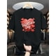 thumbnail image 1 of Feliz Día de San Valentín, Camiseta estampada para hombre, moderna, de manga corta, cómoda y versátil, ideal para el verano. Ideal para regalar a diario. Camisetas de ocio., 1 of 6