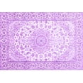 thumbnail image 1 of Ahgly Company Indoor Rectangle Medallion Purple Traditional Area Rugs, 7' x 9', 1 of 4