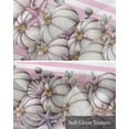 thumbnail image 6 of Pink Pumpkins Fall Kitchen Valances for Windows Farmhouse Linen Window Valance Curtain for Living Room Window Treatment Thanksgiving Starfish Autumn Leaves Valance Rod Pocket Topper, 42 x 18 Inch, 6 of 6