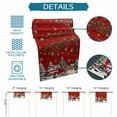 thumbnail image 7 of ERUNPONLY Red Christmas Table Runner - 36 Inch Long Xmas Snowman Truck Snowflake Tree Balls Cotton and Linen Blended Dress Scarves Farmhouse Table Runner for Kitchen Dining, Coffee Table, 13" x 36", 7 of 7