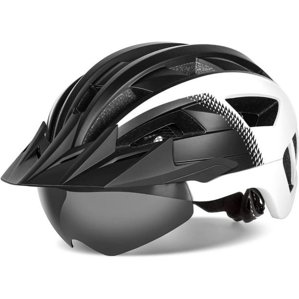 Bike Helmet for Adults Men Women Bicycle Helmet with Goggles and