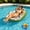 Green, variant on 3-in-1 Inflatable Pool Lounge Chair, Adult Water Hammock Float with Mesh Seat, Cup Holder and Air Pump, Heavy Duty Water Sofa for Lake, Beach, Backyard and Summer Parties