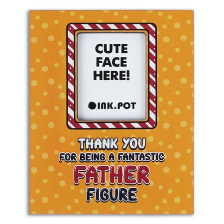 

InkdotpotThank You For Being A Fantastic Father Figure PhotoMagnetFrame-MagneticPhotoFramesFor Refrigerator Magnets- MiniPhotoFrames- Cute Gift For Step Dad/ Uncle| 10 x 8 cm