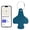 Blue, variant on Luggage Tags, Works with Apple Find My, Airplane Travel Essentials for Flying, International Travel Must Haves, Anti-Lost Bluetooth Suitcase Bag Tracker Tag