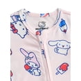 thumbnail image 2 of Hello Kitty Baby Girls Cozy and Comfortable Patriotic Americana Shortie Romper, Sizes NB-24M, 2 of 3