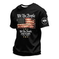 thumbnail image 4 of Fabrcox M-5XL 1776-2026 250 Anniversary USA T Shirt Flag Print 4th of July Shirts for Men Celebration Freedom Patriotic Big and Tall T Shirts for Men Black M, 4 of 5