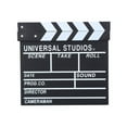 thumbnail image 1 of relayinert Director Film Clapboard Action Scene Clapper Board Wooden Movie Film Clap Slate, L, Black, 1 of 7