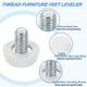 thumbnail image 3 of 20 Paquete de Niveladores de Pies de Muebles con Rosca M6, 16x9 Pies Ajustables para Mesas, Niveladores de Muebles para Patas de Sillas y Taburetes, Blanco, 3 of 6