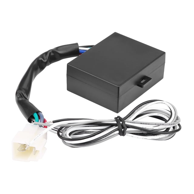 Turbo Timer Device Universal 12V Digital LED Display Auto with RPM Monitor Parking Brake Safety Function for Cars Trucks SUVs Black