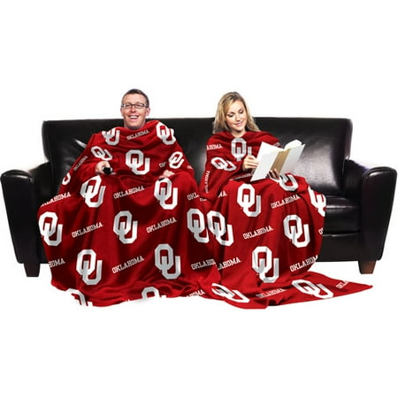 NCAA Oklahoma Sooners Blanket with Sleeves