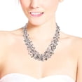 thumbnail image 3 of Silver Beauty Freshwater Dyed Pearls Multistrand Necklace, 3 of 3