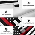 thumbnail image 6 of Red American Flag Outdoor Rug for Patio/Deck/Porch, Non-Slip Large Area Rug 5 x 7 Ft, Black White Striped US Flag Stars Indoor Outdoor Rugs Washable Area Rugs, Reversible Camping Rug Carpet Runner, 6 of 8