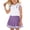Purple, variant on Girls 2 Piece Outfits Short Sleeve Cute Tee and Pants Summer Clothing Sets Crewneck Tees Shorts Playwear Sets 2026 Sweatsuits