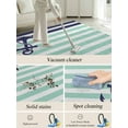 thumbnail image 5 of Blue Anchor Area Rug for Bedroom 5x7 Ft Costal Mint Green White Stripes Background Super Soft fuzzy Throw Rug Non-Slip Fluffy Plush Indoor Floor Carpet for Living Room Nursery Home Decor, 5 of 8