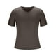 thumbnail image 3 of Blusas y camisas de manga corta con cuello en V para hombre, blusas casuales de verano a la moda de color liso con cuello en V y manga corta para hombre., 3 of 7