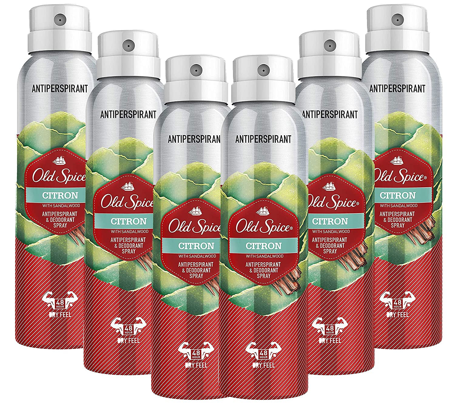 Old Spice Antiperspirant And Deodorant Spray Citron With Sandalwood Scent 48 Hour Dry Feel 5