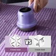 thumbnail image 5 of NJWY Fabric Shaver & Lint Remover, 6-Blade Rechargeable Electric Defuzzer with Digital Display for Clothes, Sweaters, Furniture & Upholstery, 5 of 6