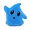 Blue, variant on Cute Plush Pillow Soft Stuffed Smile Cushion Room Decor Hugging Gift Plush Toy