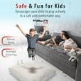 thumbnail image 5 of Crash Pad - Sensory Pad with Cover Foam Blocks for Kids and Adults, Ideal Gymnastics Equipment to Jump, Play or Relax - Light Gray 48" X 48", 5 of 6