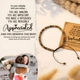 thumbnail image 6 of DESIGNICE Inspirational Gifts Bracelets for Women - Healing Natural Stone Bracelets - Cheer Up Appreciation Gift for Teachers Women Friends Sister Bestie Coworkers Employees, 6 of 7