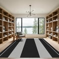 thumbnail image 2 of ODIKA 2'x3' Machine Washable Non-Slip Area Rug, Geometric Black High Traffic Rug, Gray, 1044648, 2 of 7