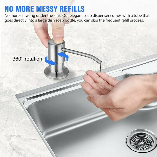 Kitchen sink 2024 soap dispenser
