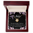 thumbnail image 5 of My Nurse My Angel Healthcare Medical Worker Nurse Appreciation Infinity Knot Necklace Message Card, 5 of 17