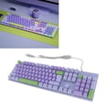 thumbnail image 1 of Upgraded Large Print Computer Keyboard, No Delay USB Wired Backlit Keyboard with Metal Panel, Full Size Large Letter Lighted Keyboard for PC Laptop Gaming Old People Teenager, 1 of 7