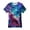 00#&-Dark Blue1933, variant on Kiijoy Short Sleeve T-Shirt for Boys Wolf Galaxy Print Crew Neck T Shirt Top, 5-6 Years
