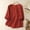 Red, variant on Graphic Tees for Women's T-Shirts Women’s Round Boxy Top Patchwork Blouses Purple L