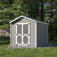 thumbnail image 2 of Little Cottage Co. 8x10 Classic Gable Shed, Outdoor Wood Storage Shed Do-It-Yourself Precut Kit, 2 of 13