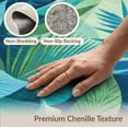thumbnail image 6 of ODIKA 3'x5' Artistic Tropical Flora with a Modern Twist Washable Area Rug Non-Slip, Flatweave, Easy Care for Hallway, Laundry Room, 6 of 7