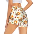 thumbnail image 3 of Sigee Forest Squirrel for Women's Athletic Shorts High Waisted Running Shorts Pocket Sporty Short Gym Elastic Workout ShortsMedium, 3 of 9