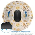 thumbnail image 4 of Disketp Cute Bee Gnome Small Mouse Pad 7.9x7.9 Inches,Washable Round Mousepad For Office Laptop Computer,Non-Slip Rubber Base Mouse Pads For Wireless Mouse, 4 of 9