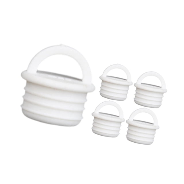GUOOL 5 Pieces Mop Bucket Drain Stoppers Sturdy Silicone Plug Stoppers for Kitchen 23x19.5mm