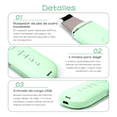thumbnail image 4 of Limpiador Facial  Belug Peeling Ultrasónico Portatil Skin Scrubber VERDE CLARO, 4 of 5